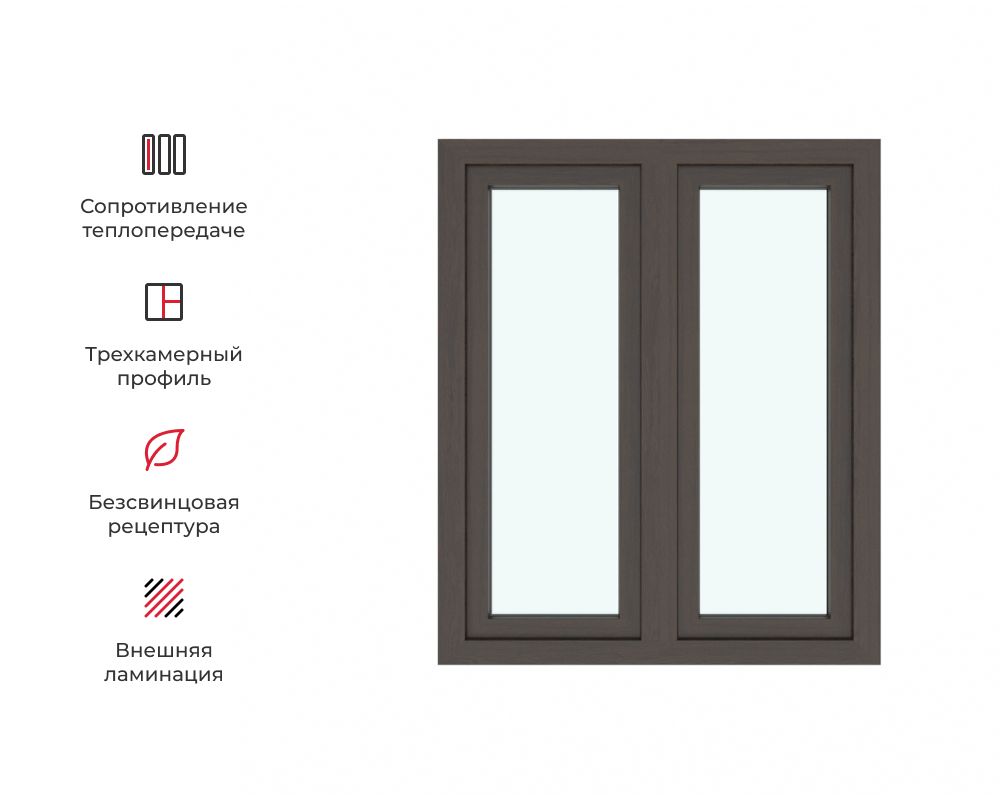 Пластиковые окна профиль Wintech Isotech 535