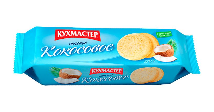 Ярче печенье с кокосом