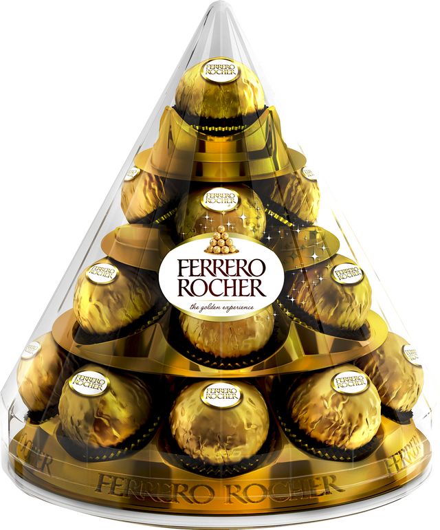 Конфеты сладкие FERRERO ROCHER Конус 212,5г