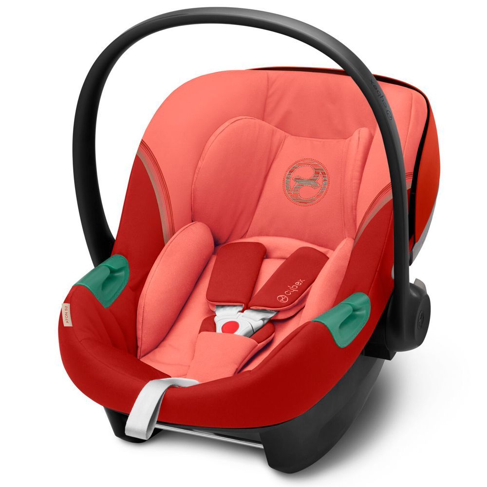 Детское автокресло Cybex Aton S2 i-Size Hibiscus Red, группа 0+ с рождения до 15 мес