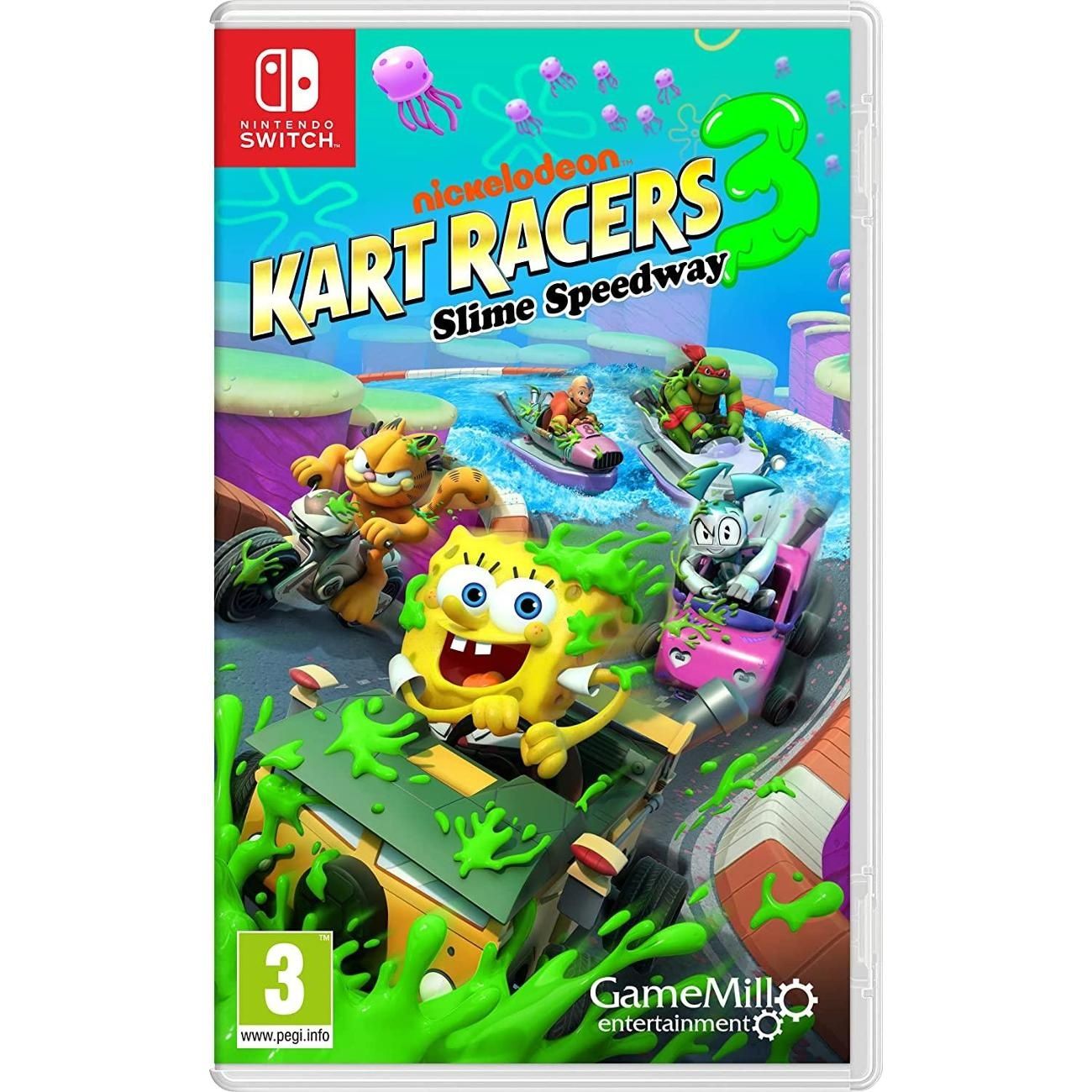 Игра Nickelodeon Kart Racers 3: Slime Speedway (Nintendo Switch, Английская  версия) купить по низкой цене с доставкой в интернет-магазине OZON  (917583279)