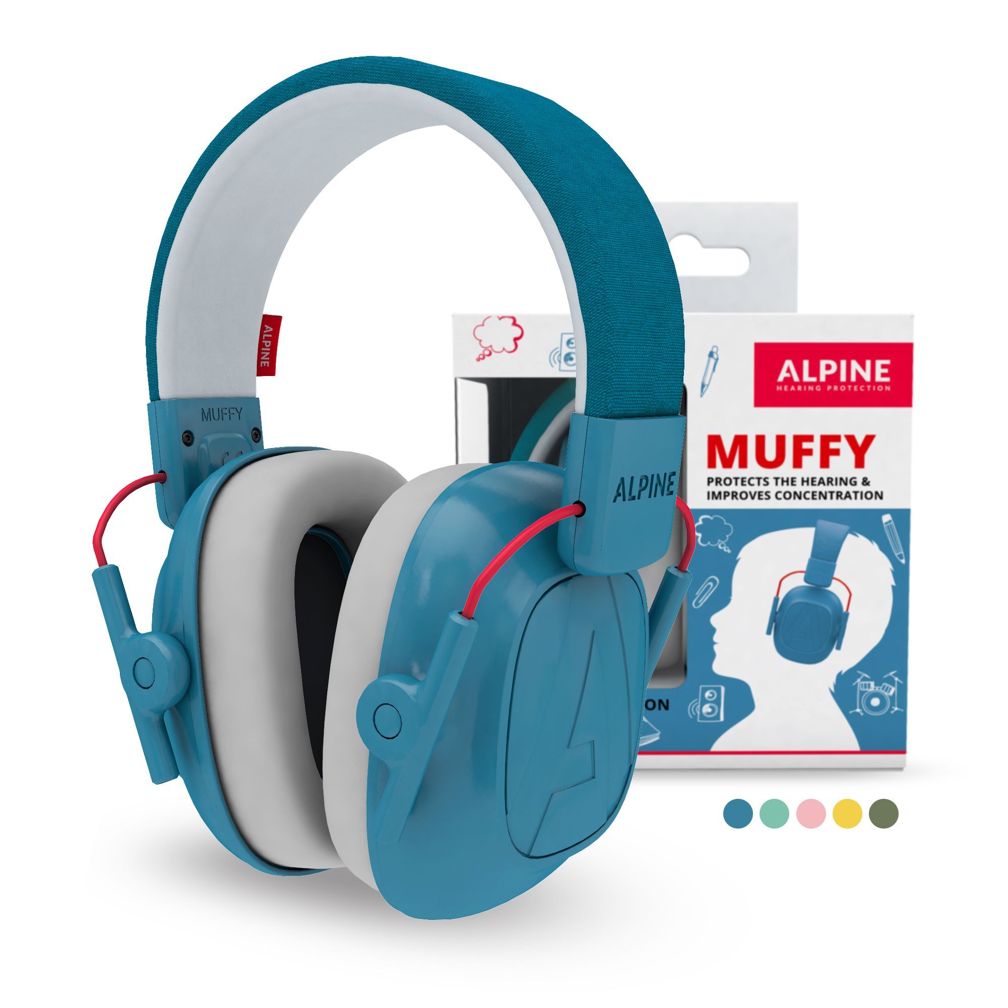 Наушники для детей MUFFY (синии). Alpine Hearing Protection