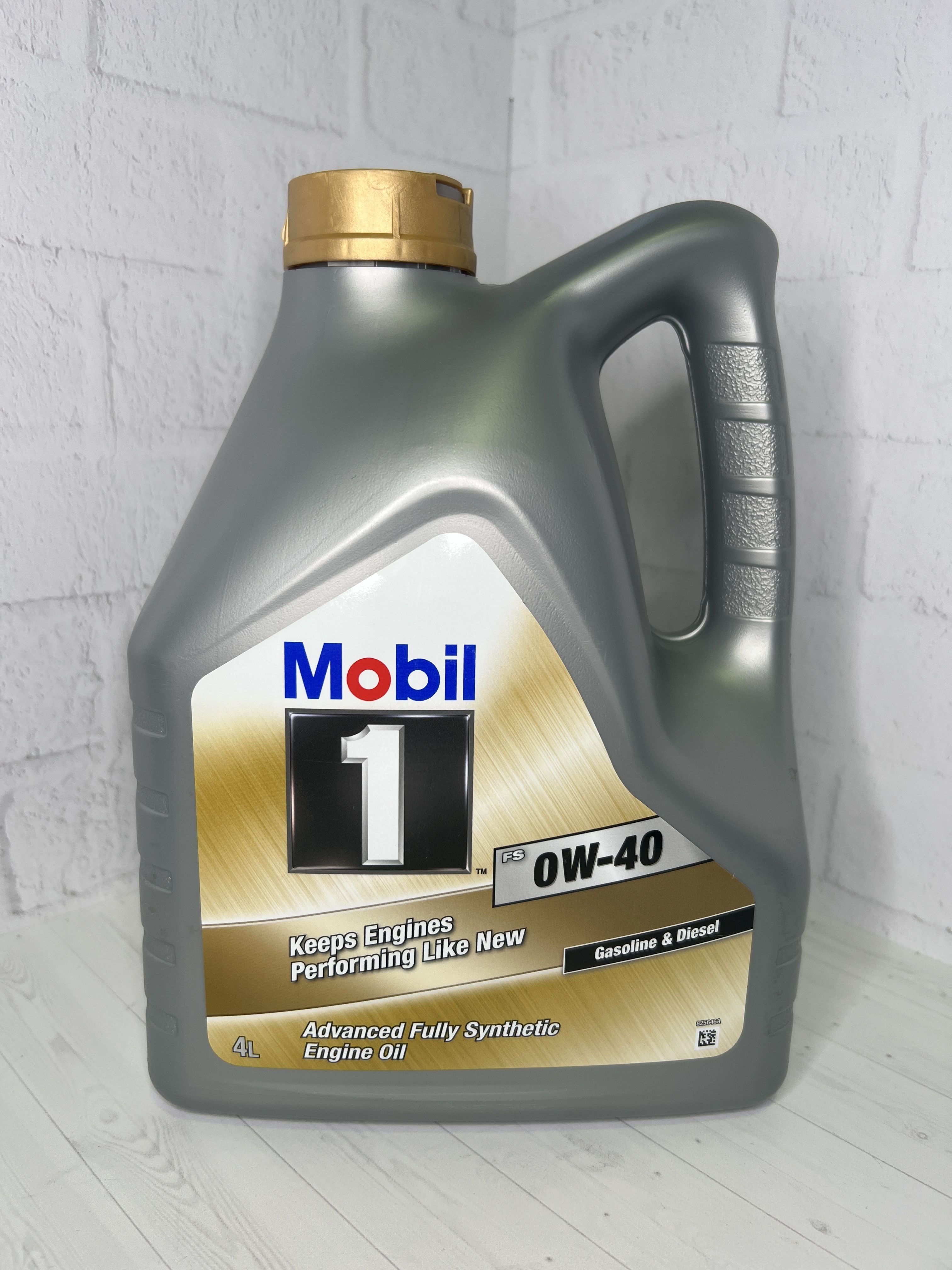 MOBIL1fs0W-40,Масломоторное,Синтетическое,4л