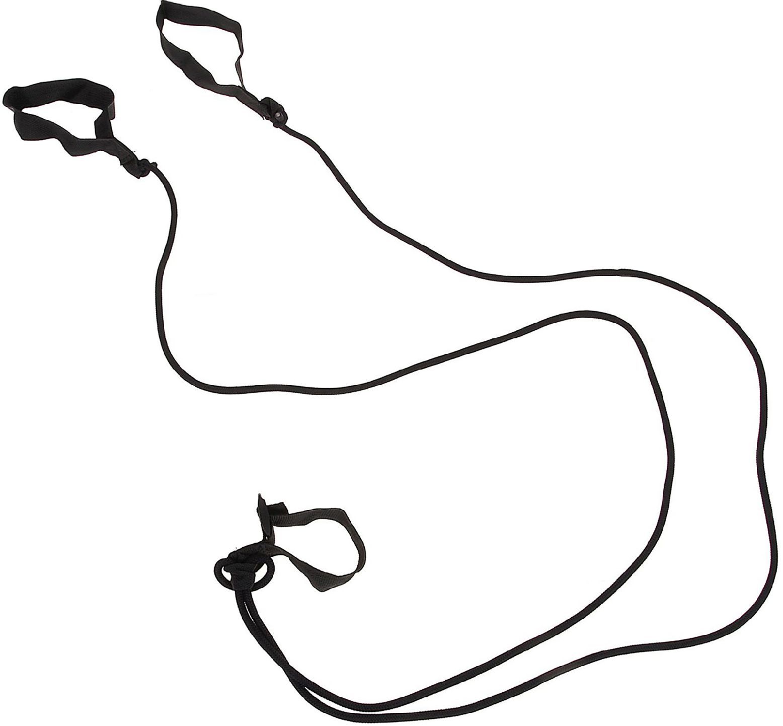 Эспандер "Единоборец" для тренировки и отработки ударов ногами, руками, тренажер для укрепления мышц, спортивная резиновая лента, диаметр 7,5 мм