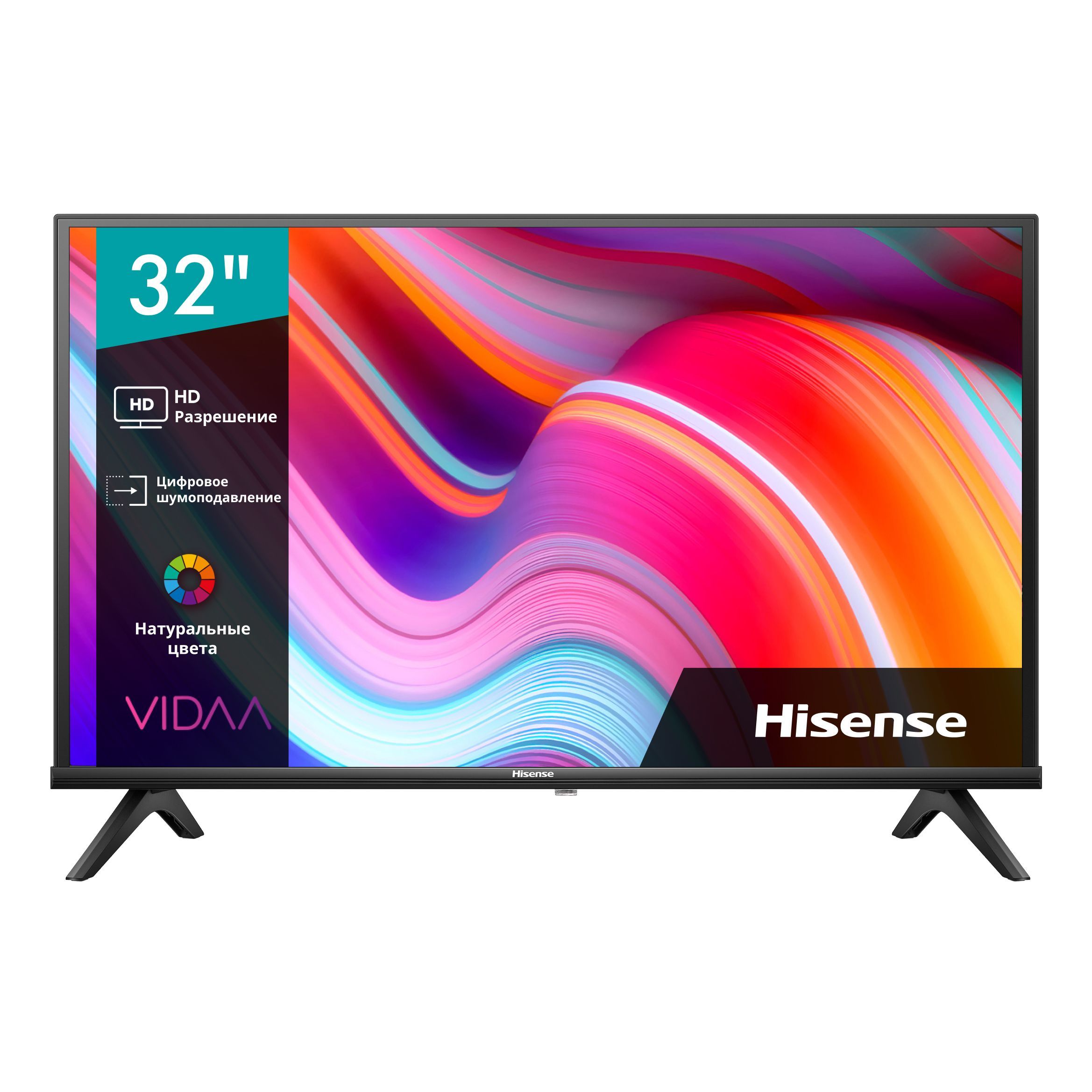 Hisense Телевизор 32A4K  32" HD, черный