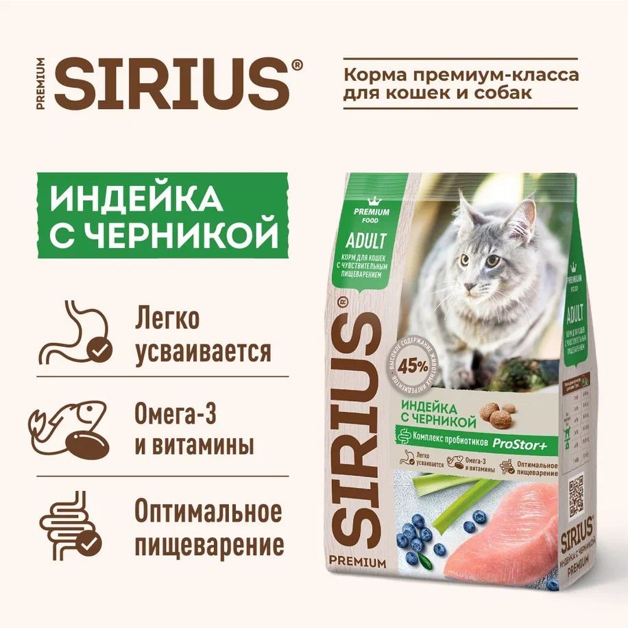 Сириус корм для кошек