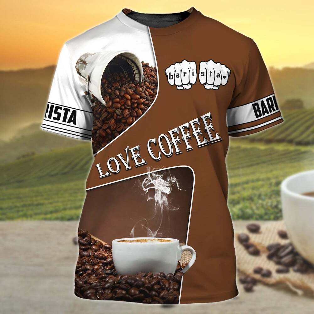 Coffee shirts. Футболка бариста.