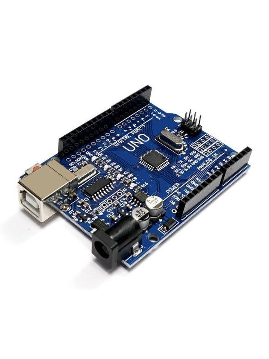 Контроллер Arduino Uno R3 CH340G и кабель USB - купить с доставкой по  выгодным ценам в интернет-магазине OZON (1000519105)