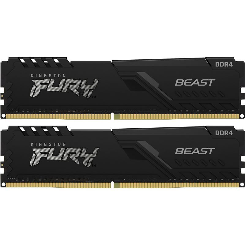 Kingston Оперативная память FURY Beast Black 2x8 ГБ (KF432C16BBK2/16)