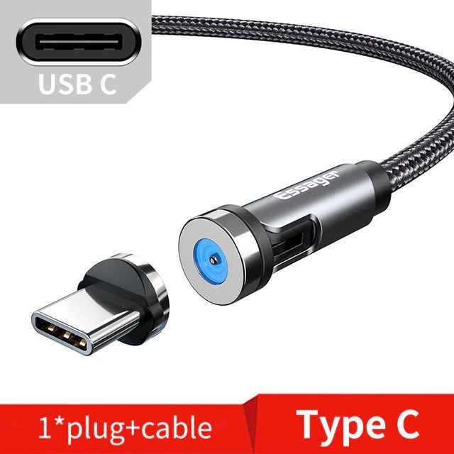 Кабель питания USB Type-C/USB 2.0 Type-A, 2 м, серый