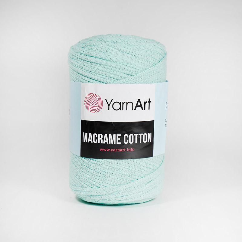 YARNART Macrame Cotton. Macrame Cotton 775 мята. YARNART Macrame Cotton Spectrum. Macrame Cotton 773 красный.