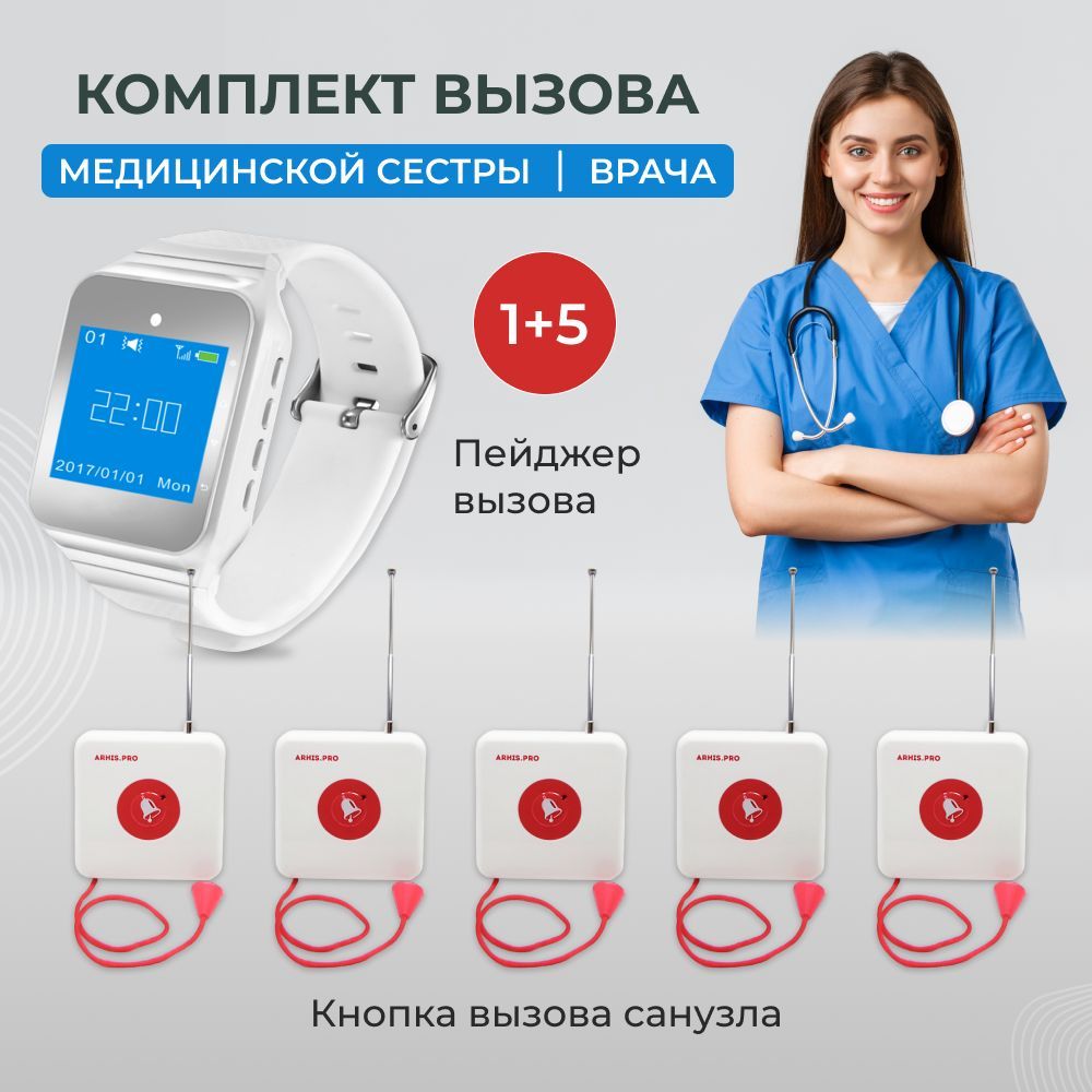 Часы с вызовом помощи