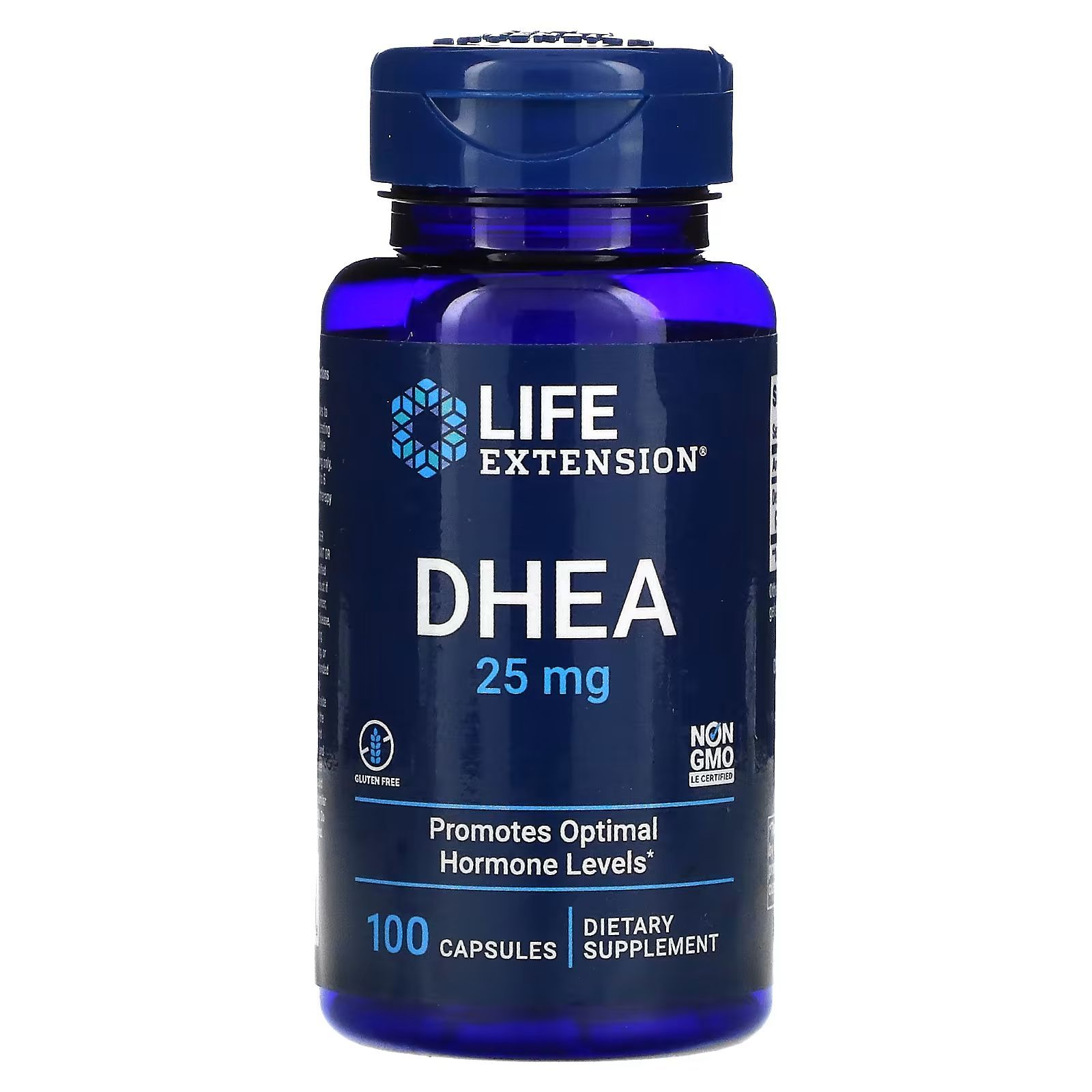 ДГЭА (дегидроэпиандростерон) Life Extension DHEA 25 мг 100 капсул