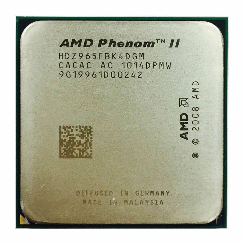 3500 2. AMD Phenom II x4 965.