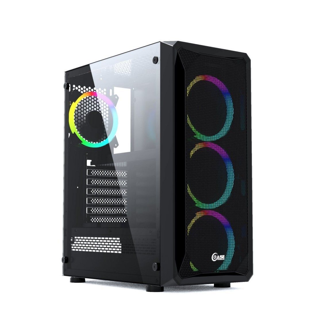 MainPC Системный блок Gaming 20111590 (Intel Core i5-13400F, RAM 32 ГБ, SSD 500 ГБ, HDD 1000 ГБ, NVIDIA GeForce RTX 4060 Ti (8 Гб), Windows 10 Pro), черный