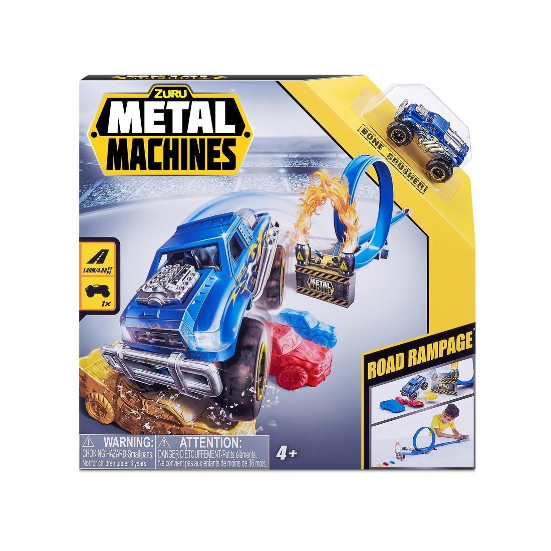 Автотрек Zuru Metal Machines трек с машинкой Дорожная ярость (6701)