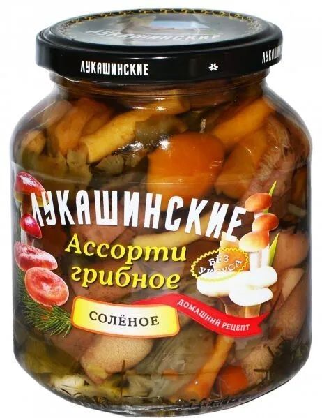 Маринованные грибы ассорти