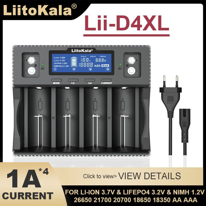Liitokala 600 – купить зарядные устройства для аккумуляторов на OZON по ...