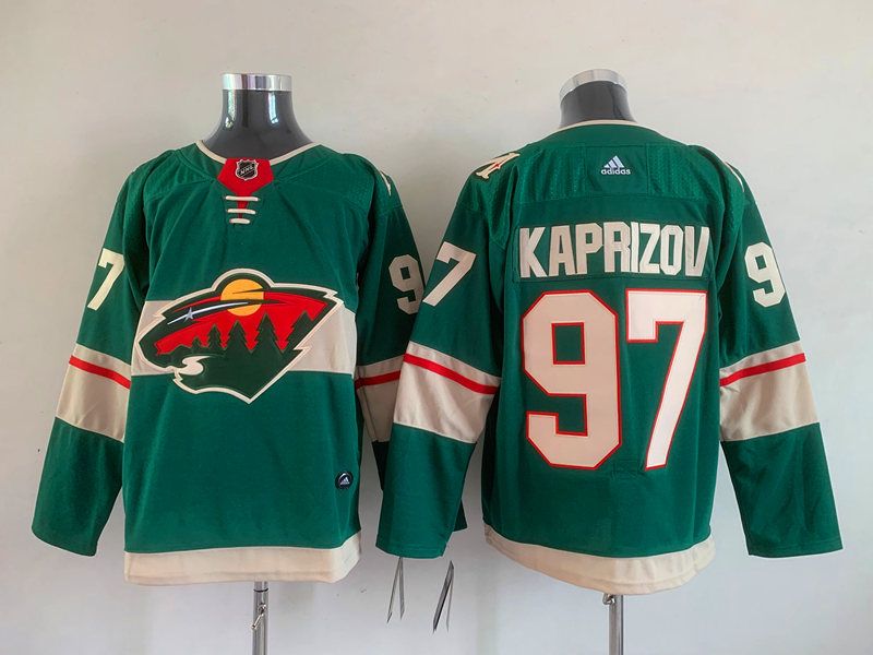 NHL джерси хоккейная Миннесота Уайлд Minnesota Wild Jersey Kirill Kaprizov 97 Кирилл Капризов