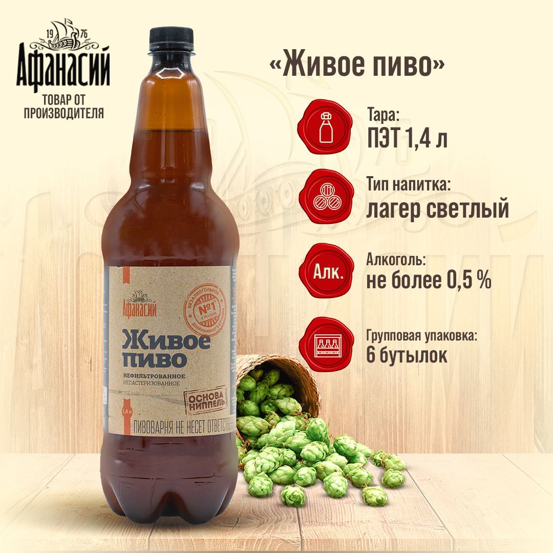 Пиво безалкогольное Афанасий 