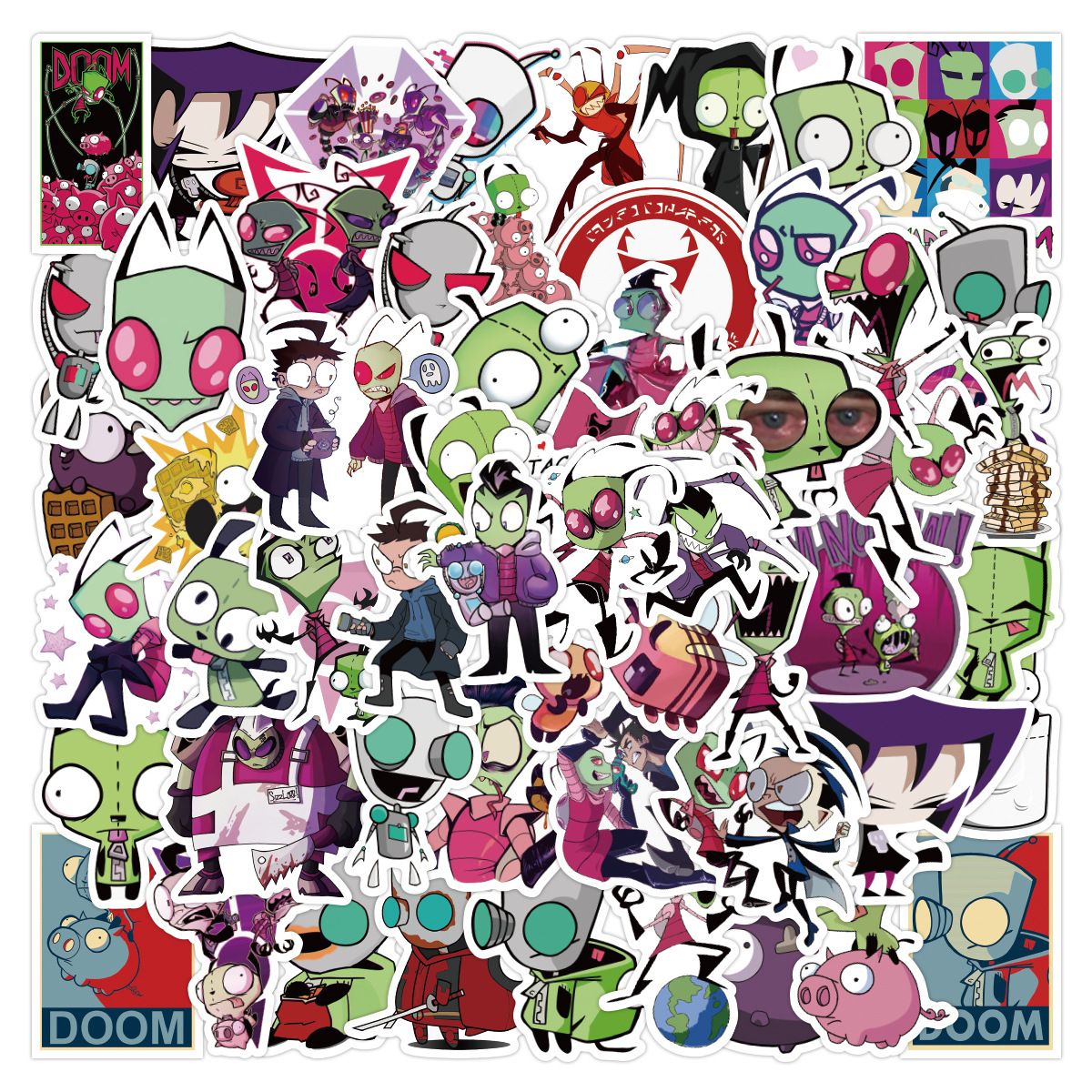 Invader Zim Наклейки купить на OZON по низкой цене