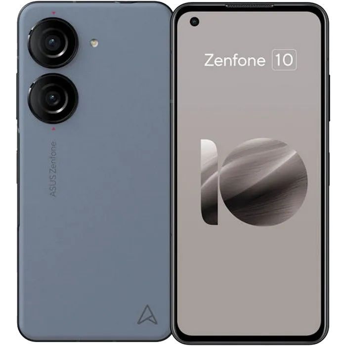 ASUSСмартфонZenfone10,поддержкарусскогоязыкаGooglePlayNFC,глобальнаяверсия8/256ГБ,синий