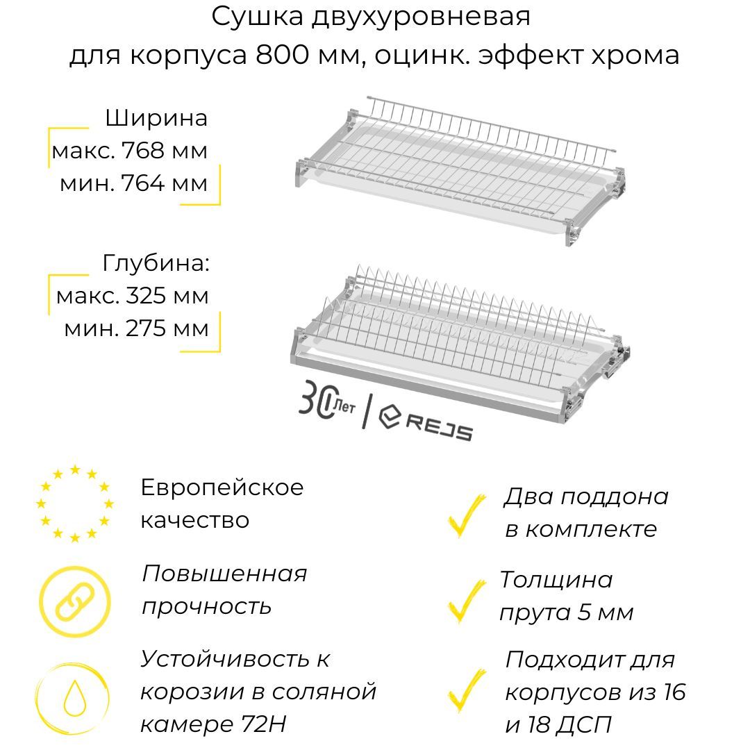 RejsСушилкадляпосуды,28смх76см