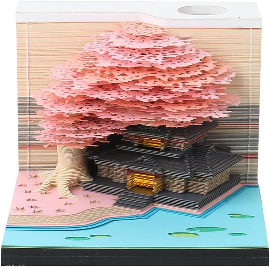3d protect. Блокнот 3d. Buladle 3d Memo Pad Magic Castle with Light.