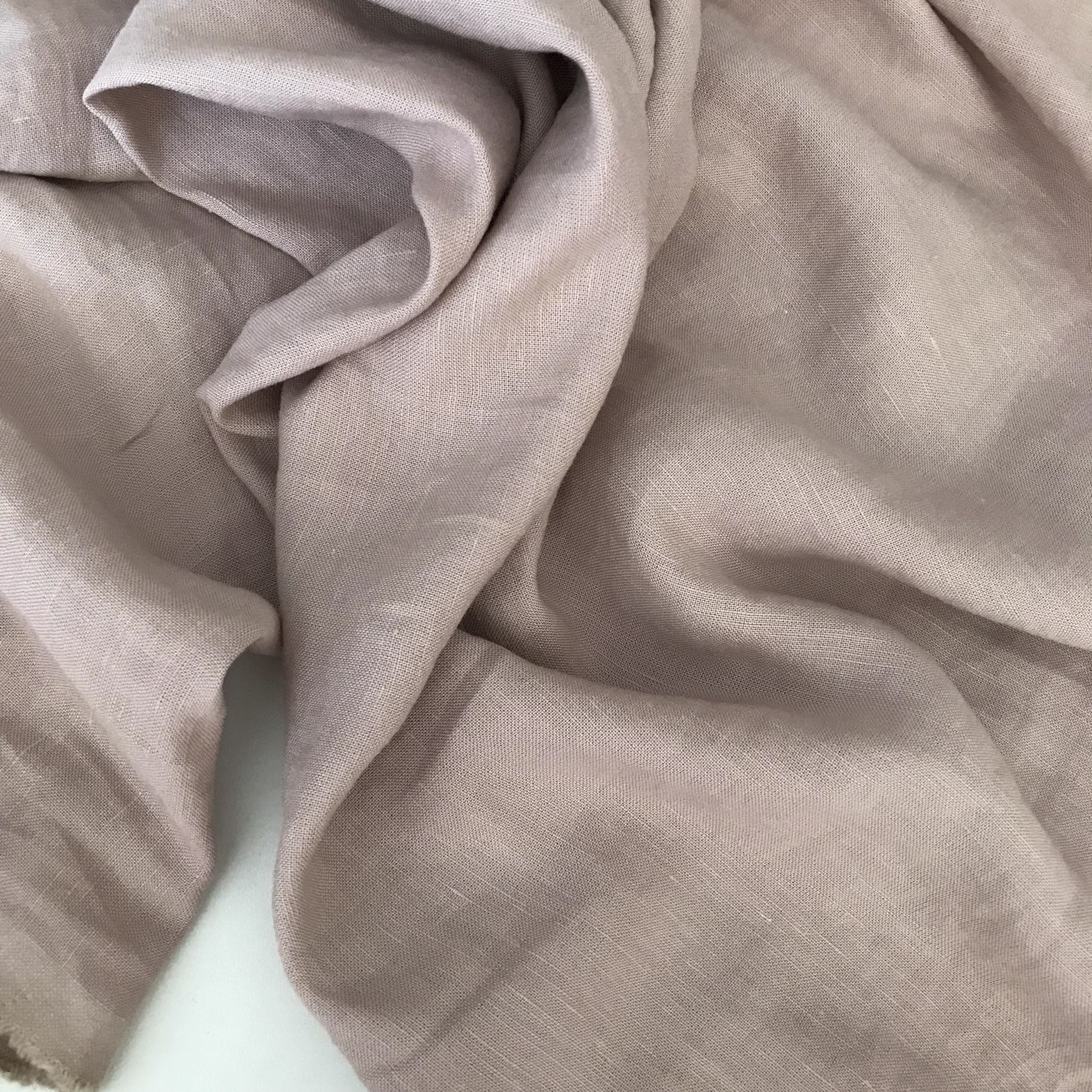 Ткань Лен с вискозой "Перламутр" 0,5м х 1,5м, умягченный с эффектом мятости крэшированный, для шитья одежды
