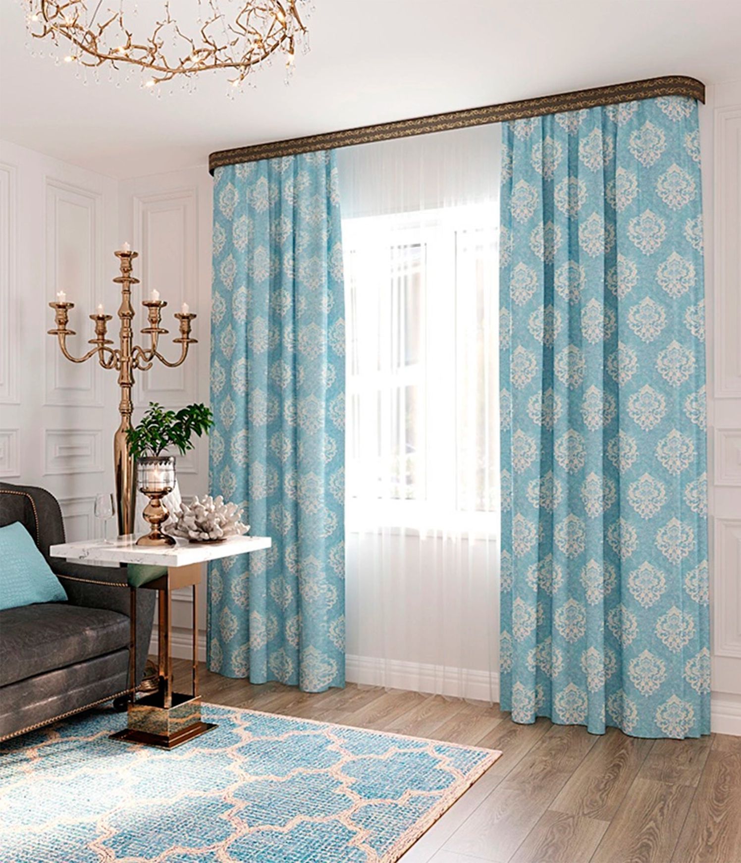 Шторы Мятного Цвета Купить