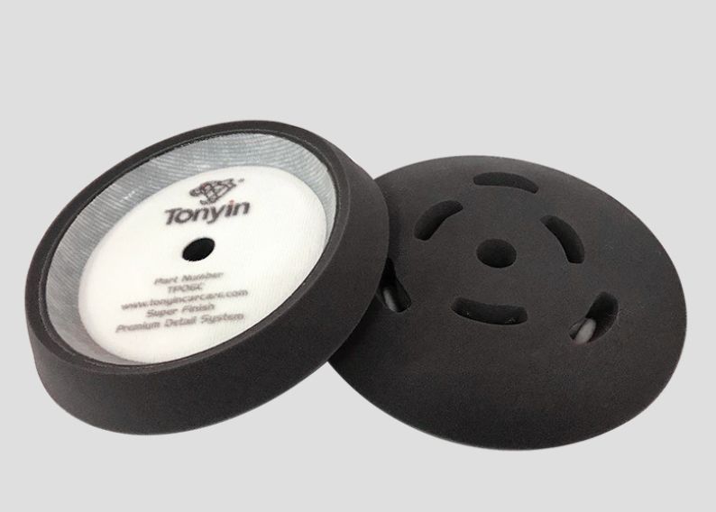 TP37C Поролоновый полировальник финишный с отверстиями 8 дм. FOAM GRIP PAD (FINISH) TONYIN