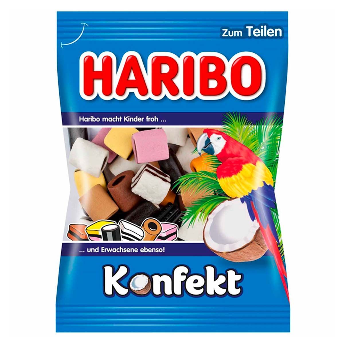 ЖевательныймармеладHariboKonfektслакрицейикакао(Германия),100г