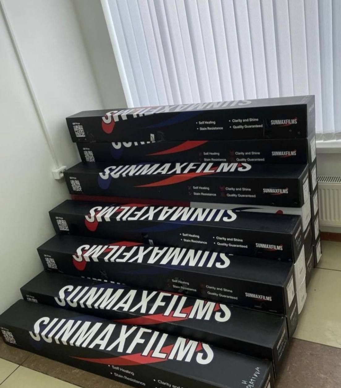 Прозрачная глянцевая гибридная пленка Sunmaxfilms Hybrid Gloss отрез 1 м*1,52 м