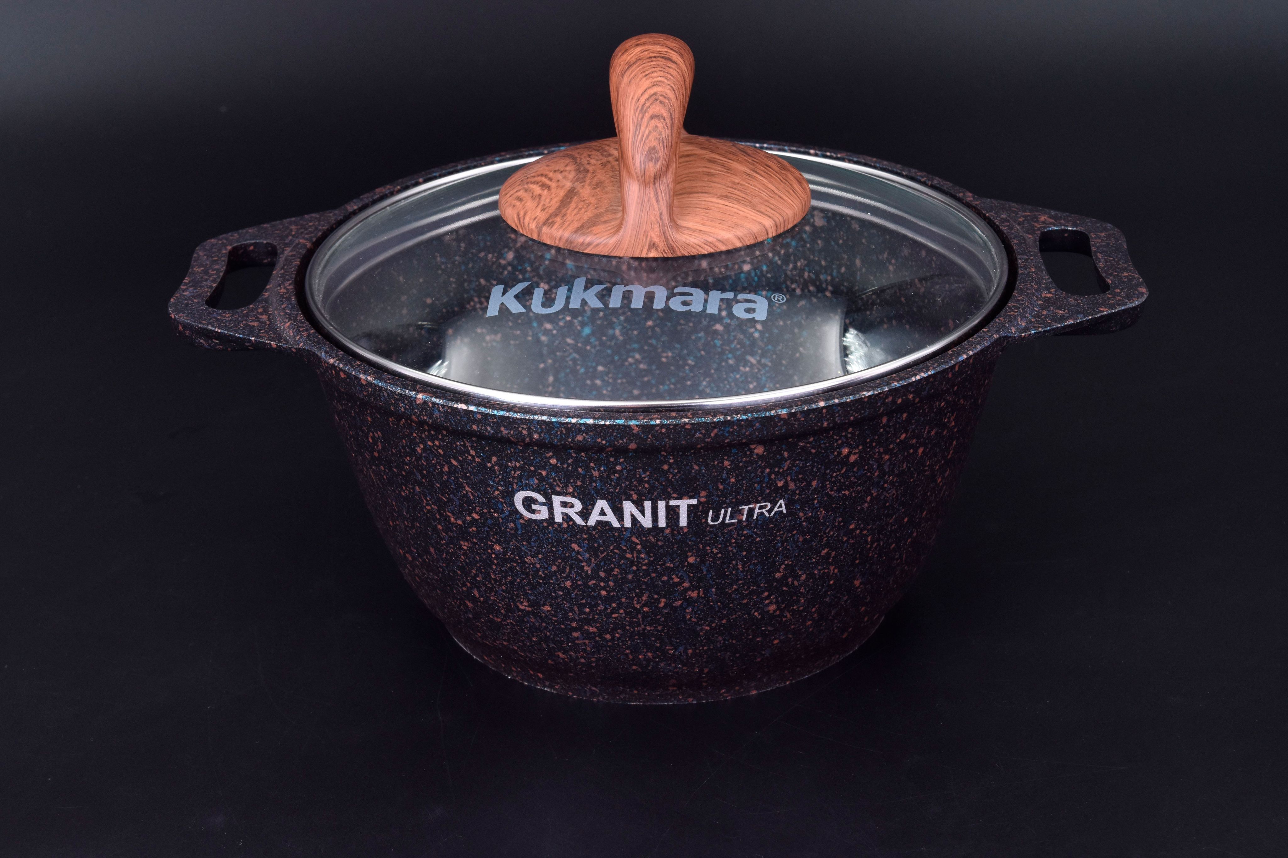 Сотейник спб. Kukmara (кгг47а) Granit Ultra.