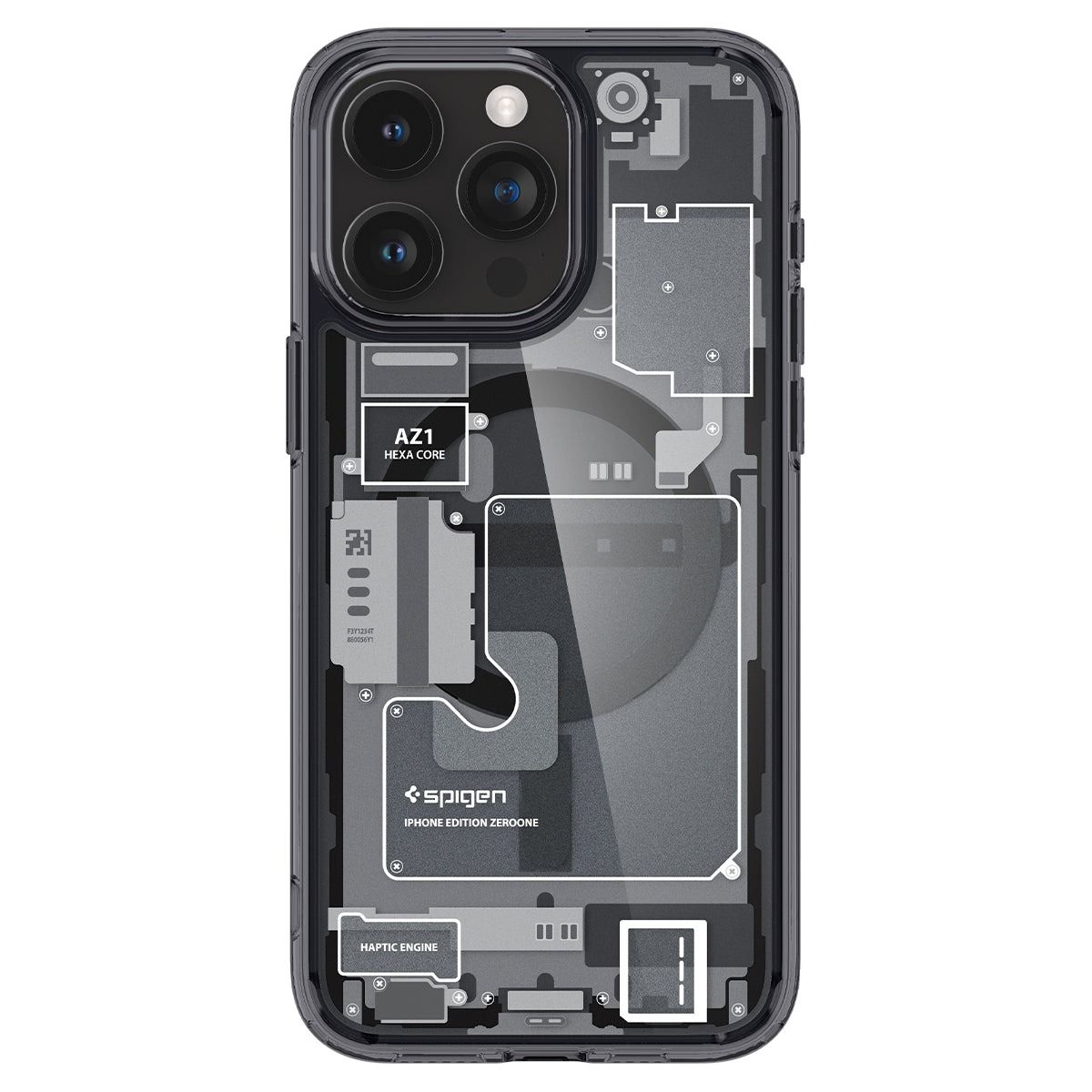 ЧехолSPIGENдляiPhone15ProMax-UltraHybrid(MagFit)-ZeroOne-Разноцветный-ACS06582