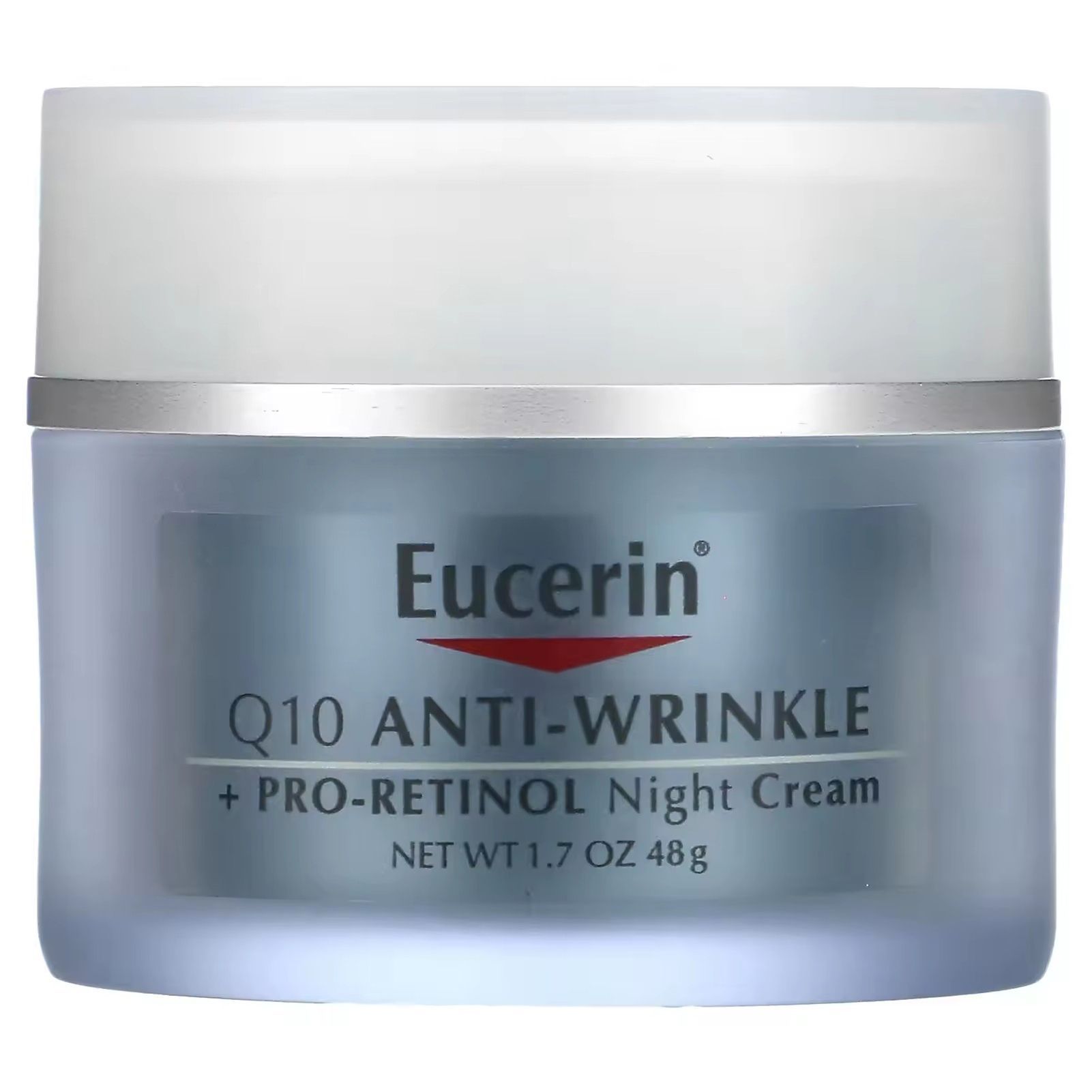 Eucerin, крем ночной, Q10 Anti-Wrinkle + Pro-Retinol Night Cream, крем  против морщин, 48 г - купить с доставкой по выгодным ценам в  интернет-магазине OZON (1345883798)