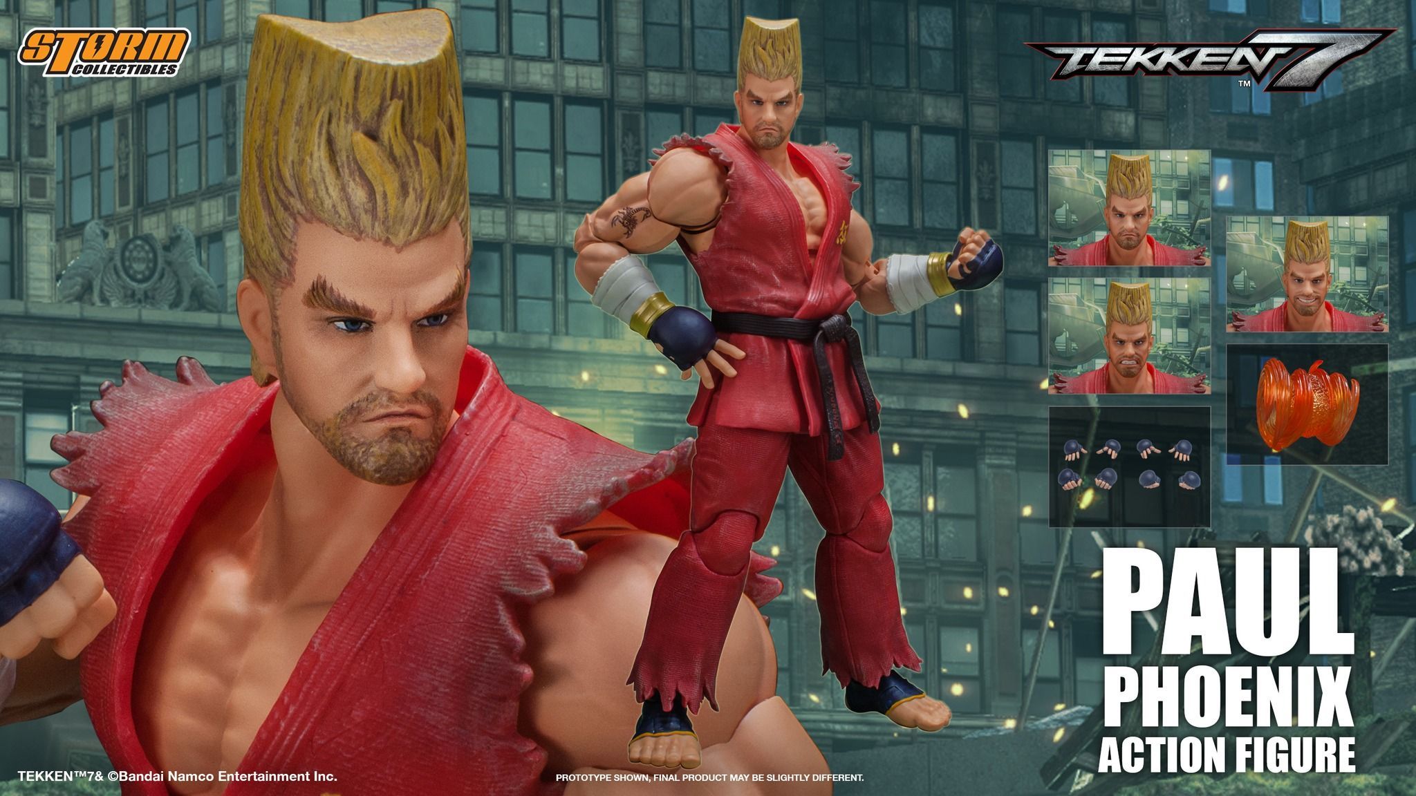 Фигурка Пол Феникс - Теккен 7. Paul Phoenix - Tekken 7. Storm Collectibles  - купить по выгодной цене в интернет-магазине OZON (1259524574)