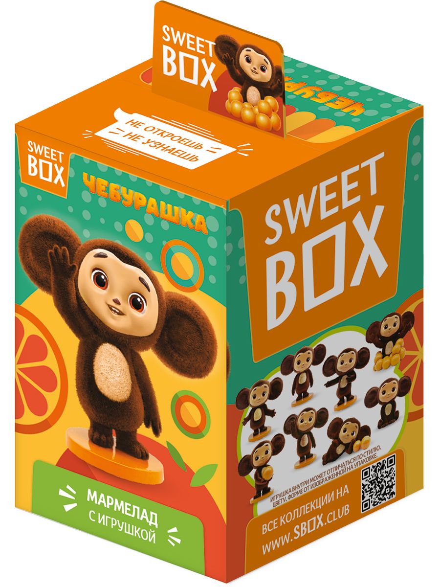 Sweet Box Конфитрейд СВИТБОКС ЧЕБУРАШКА Мармелад с 3Д игрушкой, 10г (штука)  - купить с доставкой по выгодным ценам в интернет-магазине OZON (313829325)