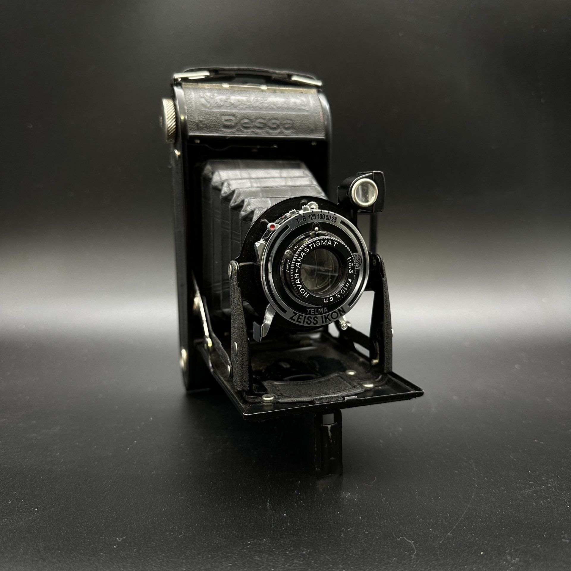 Фотоаппарат винтажный Voigtlander BESSA, металл, стекло, кожа, Германия, 1930-1940 гг.