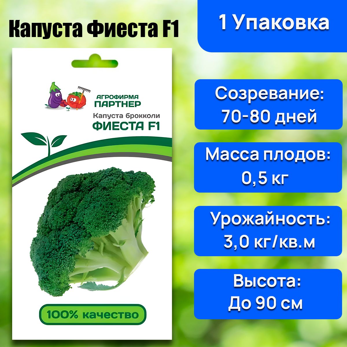 Капуста Брокколи Фиеста Фото