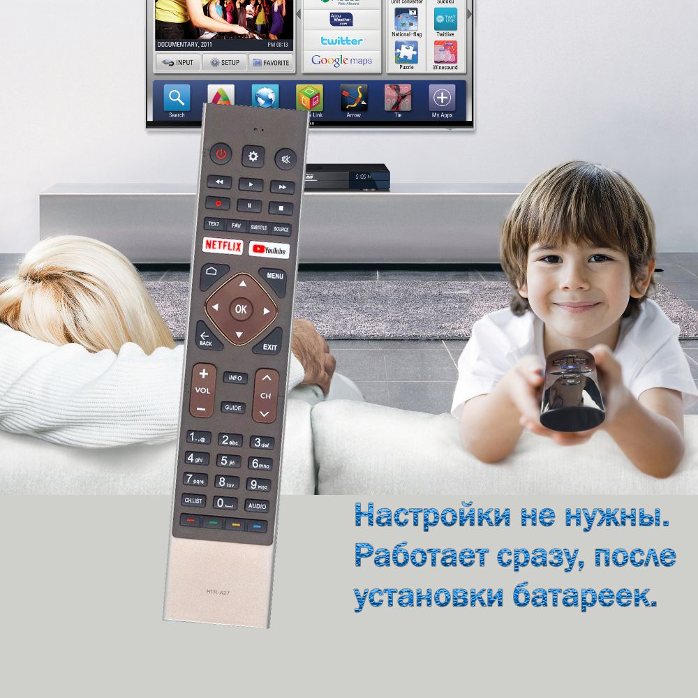 Пульт ДУ HUAYU Haier 65 Smart TV MX - купить по выгодной цене в  интернет-магазине OZON (1313981899)