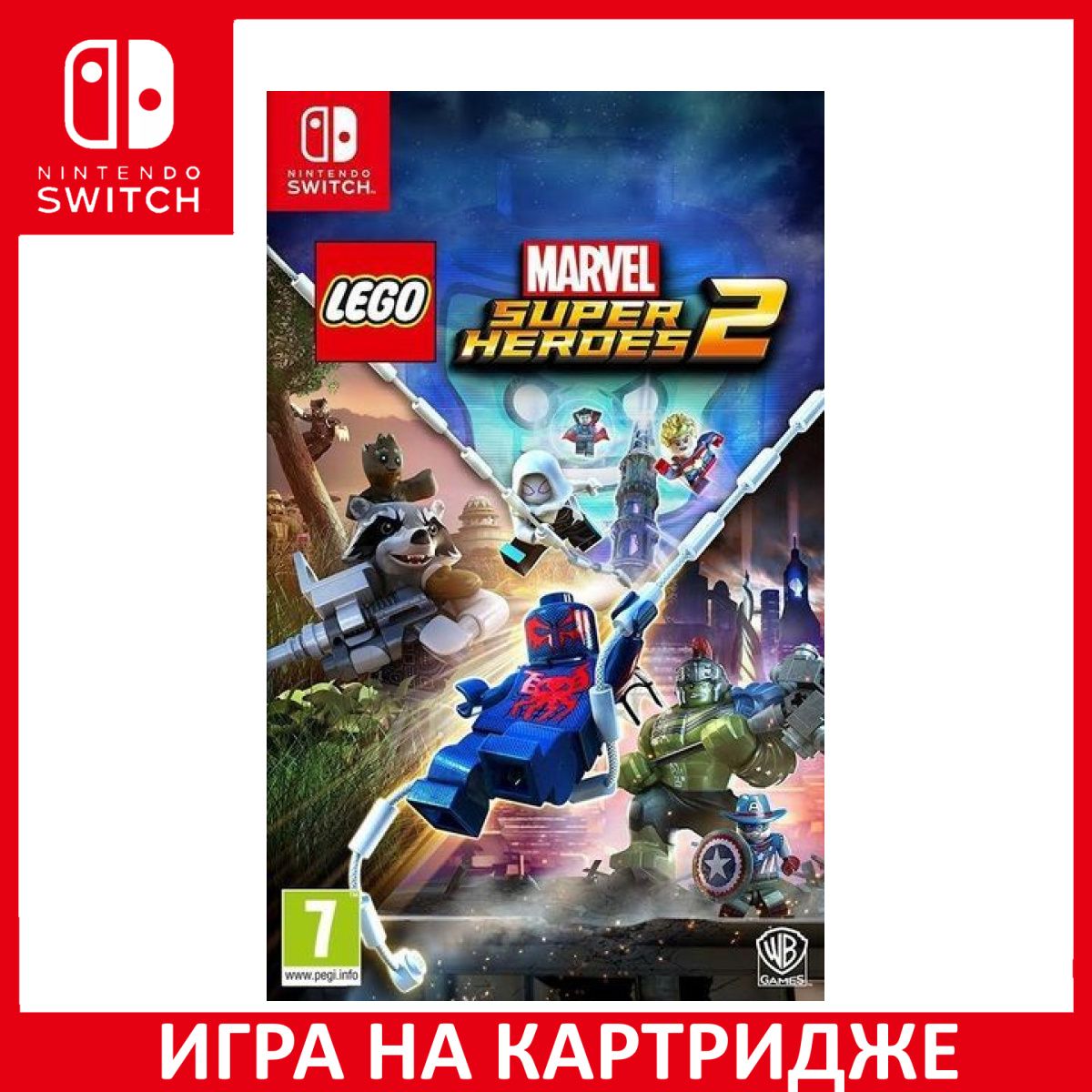 Игра LEGO Marvel Super Heroes 2 (Nintendo Switch, Английская версия) купить  по низкой цене с доставкой в интернет-магазине OZON (307271291)