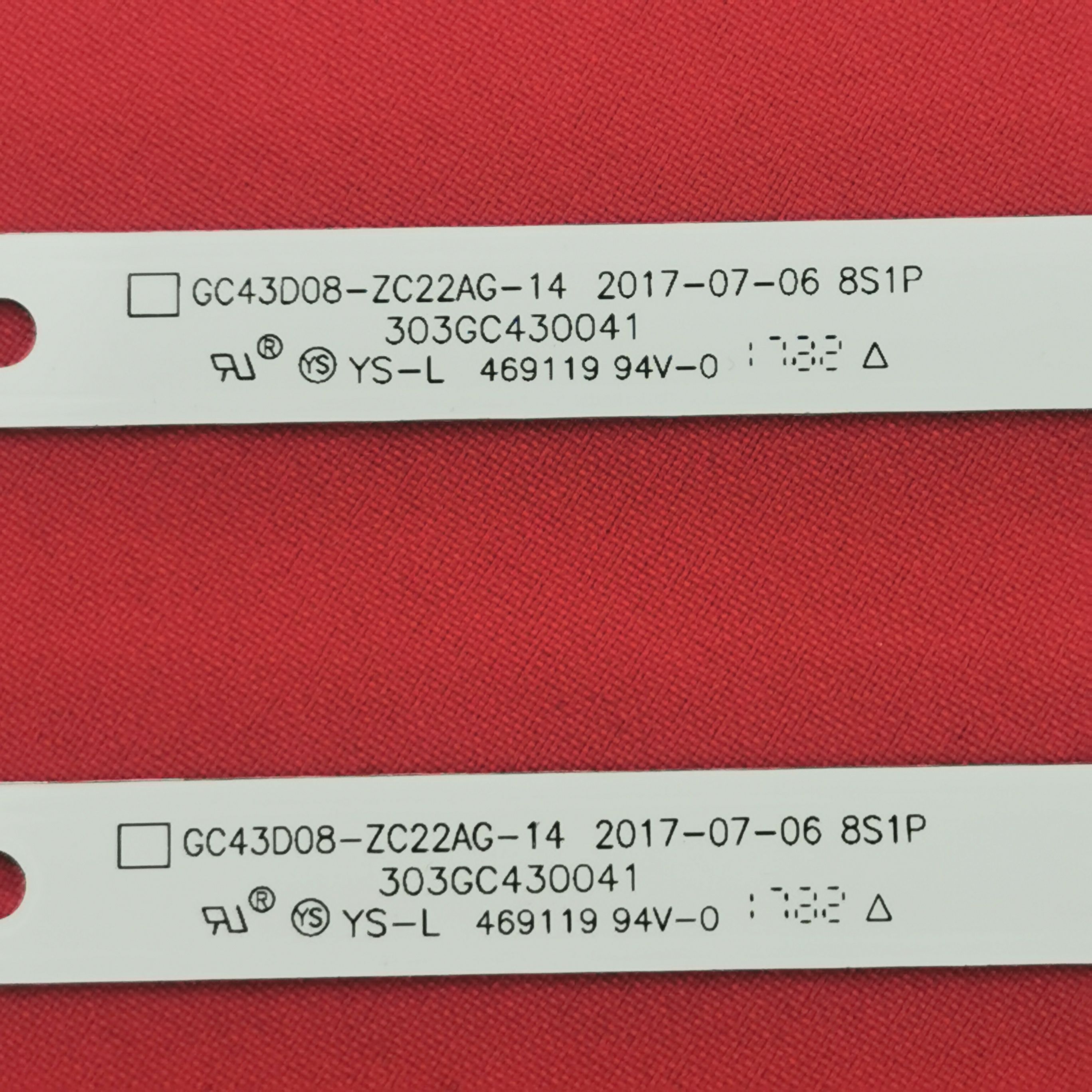 Подсветка для SAMSUNG UE43J5202AU, UE43J5272AU; GC43D08-ZC22AG-17