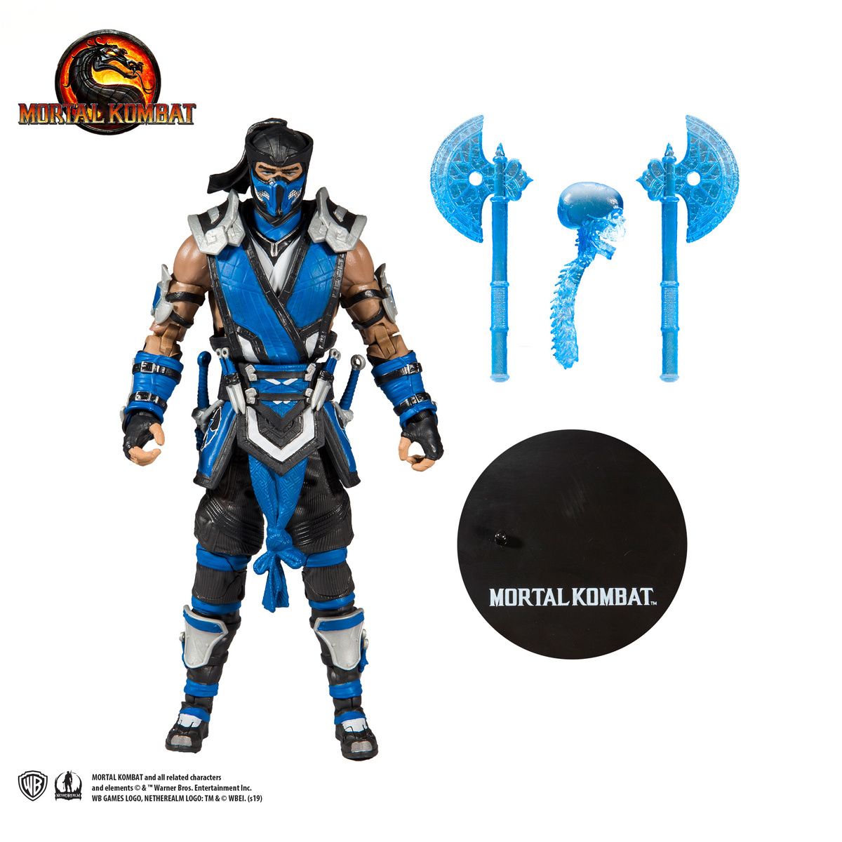 Sub zero mortal cheap kombat action figure