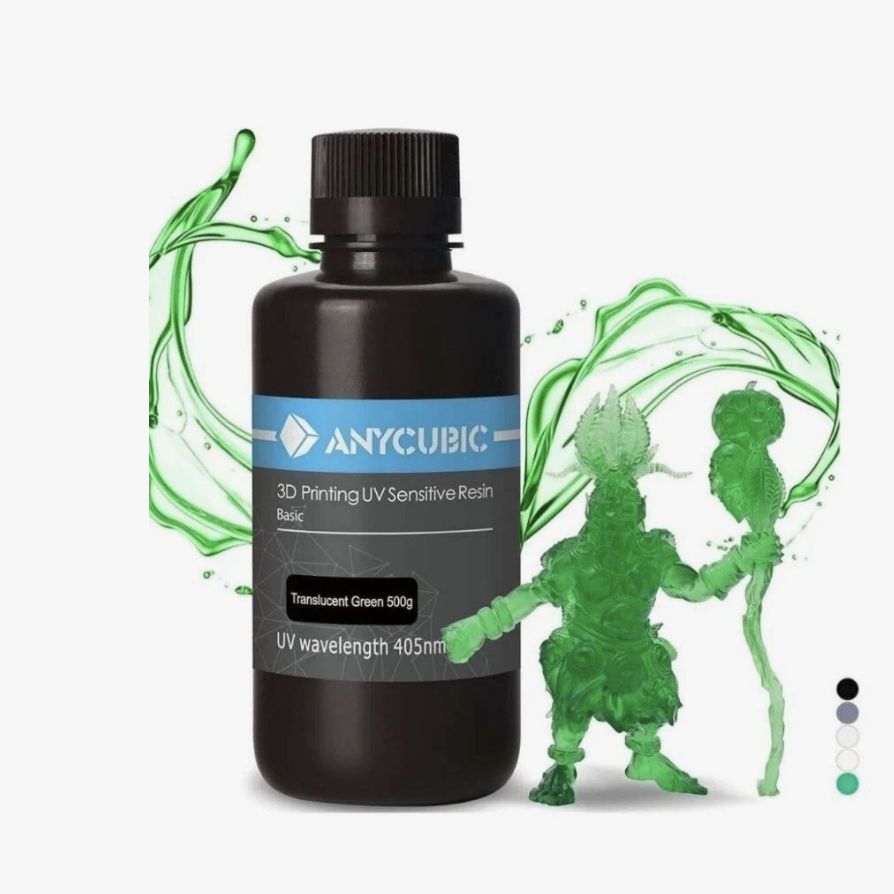 Anycubic basic смола. Anycubic basic смола. фотополимерные смолы для 3d принтера anycubic. уф-смола 405nm. смола anycubic uv.