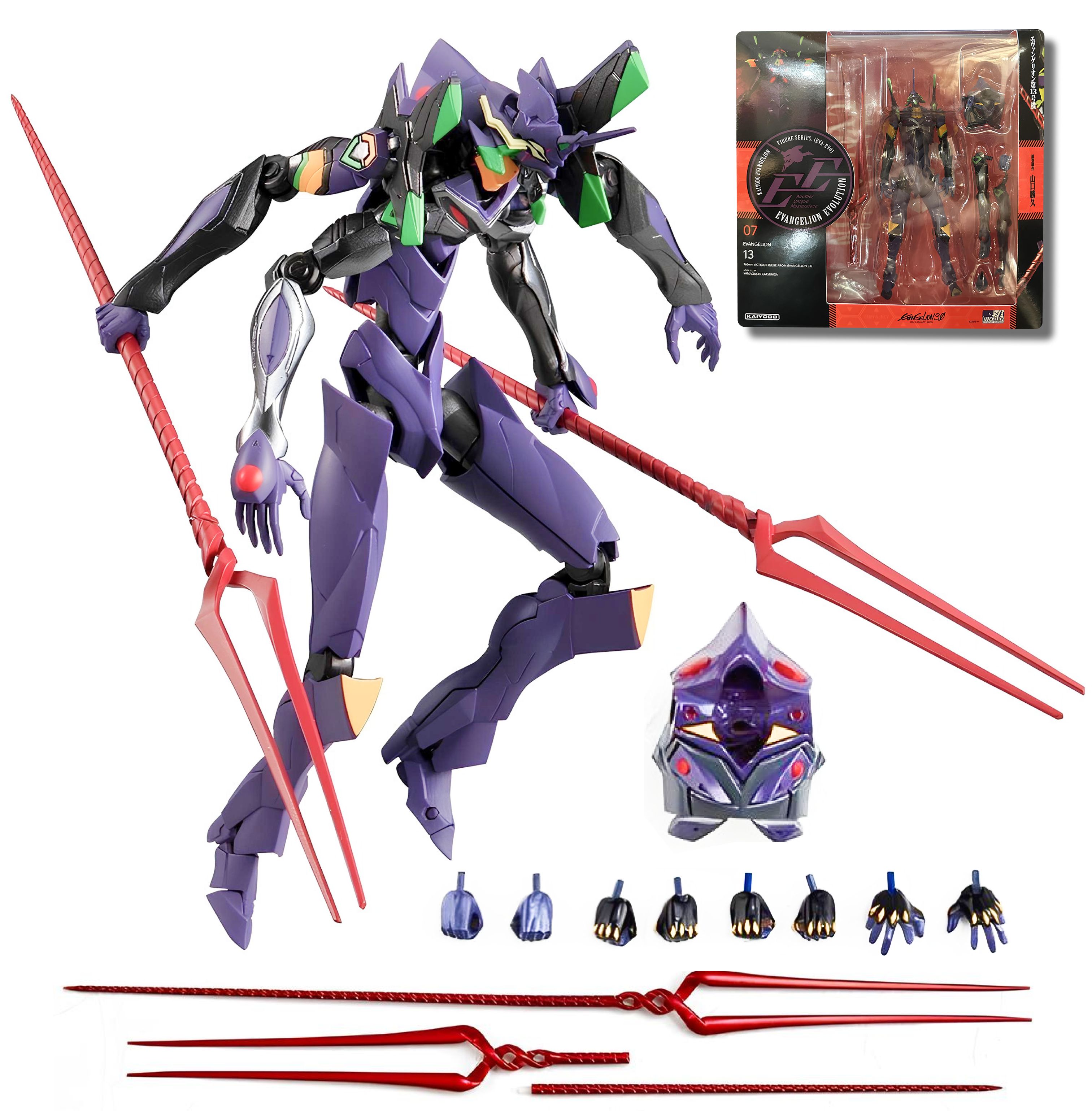 Фигурка Евангелион Ева 13 / Evangelion Evolution EVA 13 (19см) - купить с  доставкой по выгодным ценам в интернет-магазине OZON (1312402639)