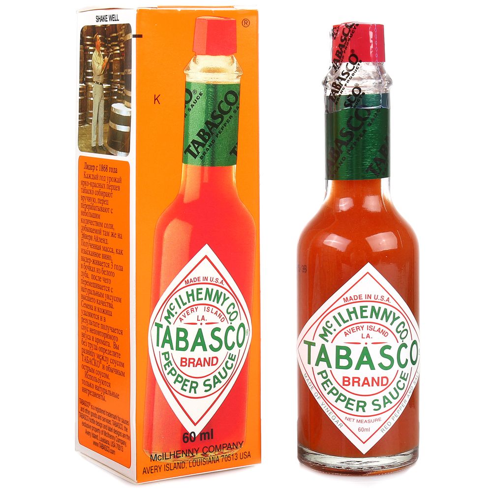 Tabasco красный перечный соус 60 мл