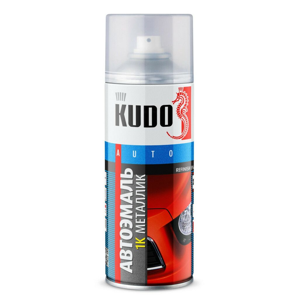 Краскаметаллик"KUDO"640серебристый(520мл)(аэрозоль)