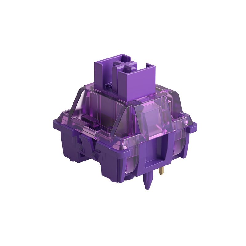 ПереключателиAkkoCustomSwitchдлямеханическихклавиатурV3LavenderPurplePro45шт