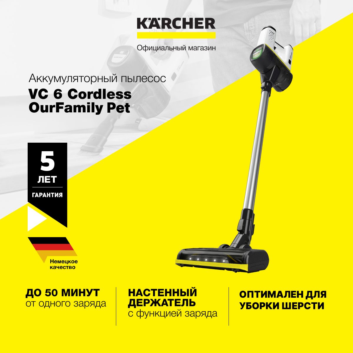 Vc 6 cordless ourfamily pet